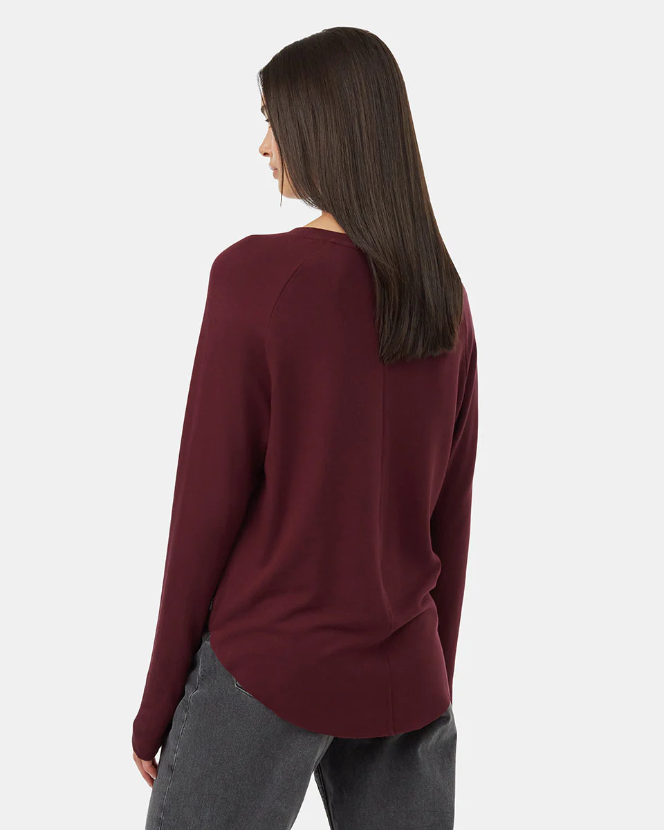 Soft EcoTerry Shirttail Crew - Image 3