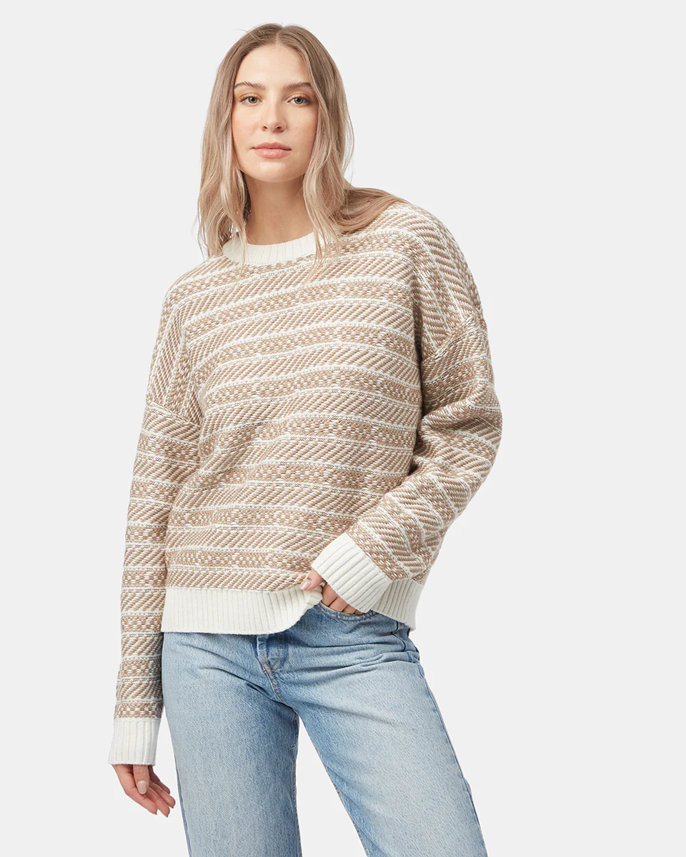 Highline Intarsia Crew Sweater - Image 2