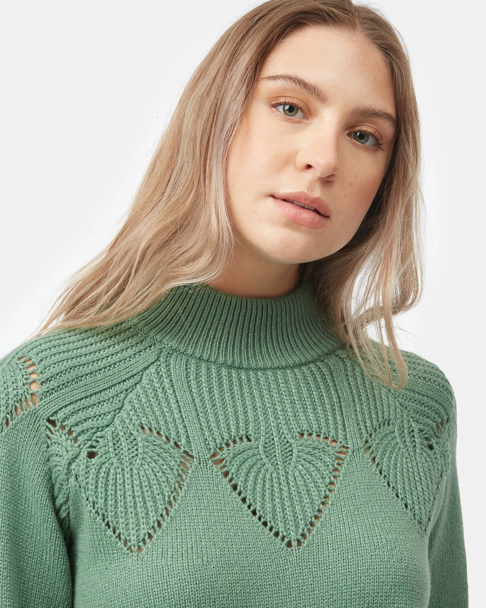 Highline Pointelle Turtleneck Sweater - Image 4